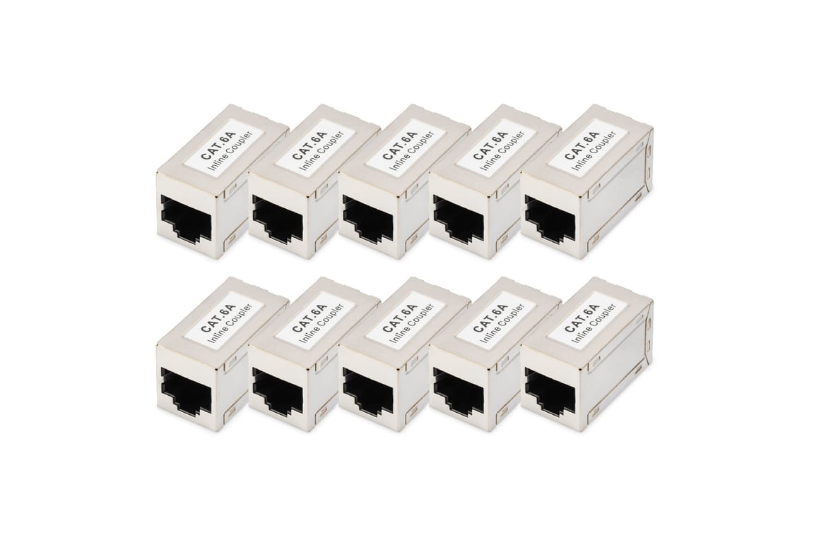 Digitus Modułowy łącznik wtykowy CAT 6A, ekranowany - 10 kst