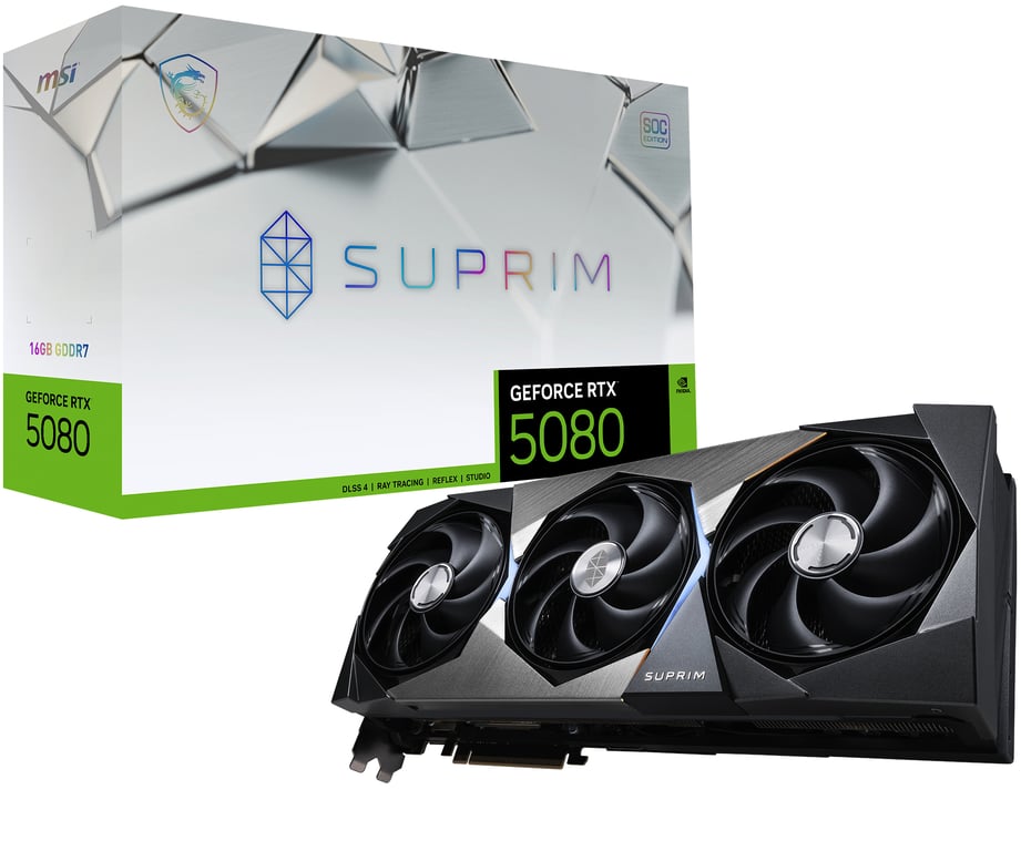 MSI SUPRIM GeForce RTX5080 16G SOC GDDR7