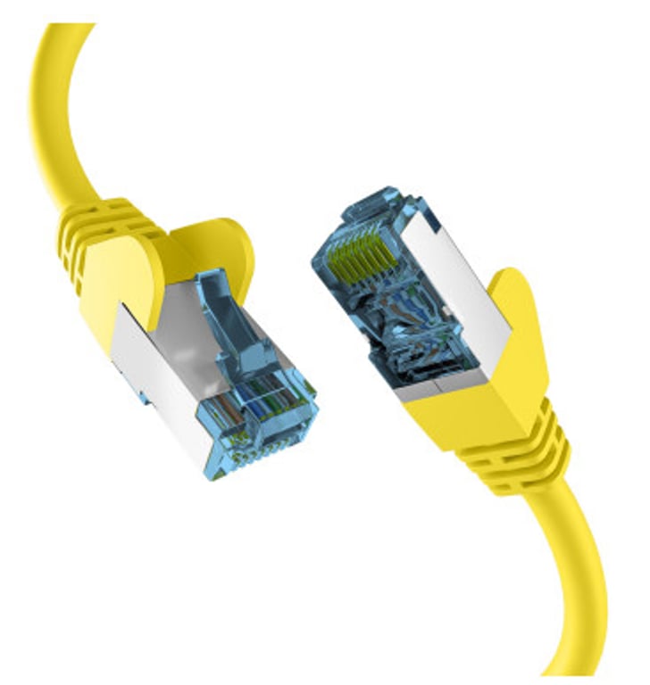 M-Cab EC020200181 kabel sieciowy Żółty 2 m Cat7 S/FTP (S-STP)