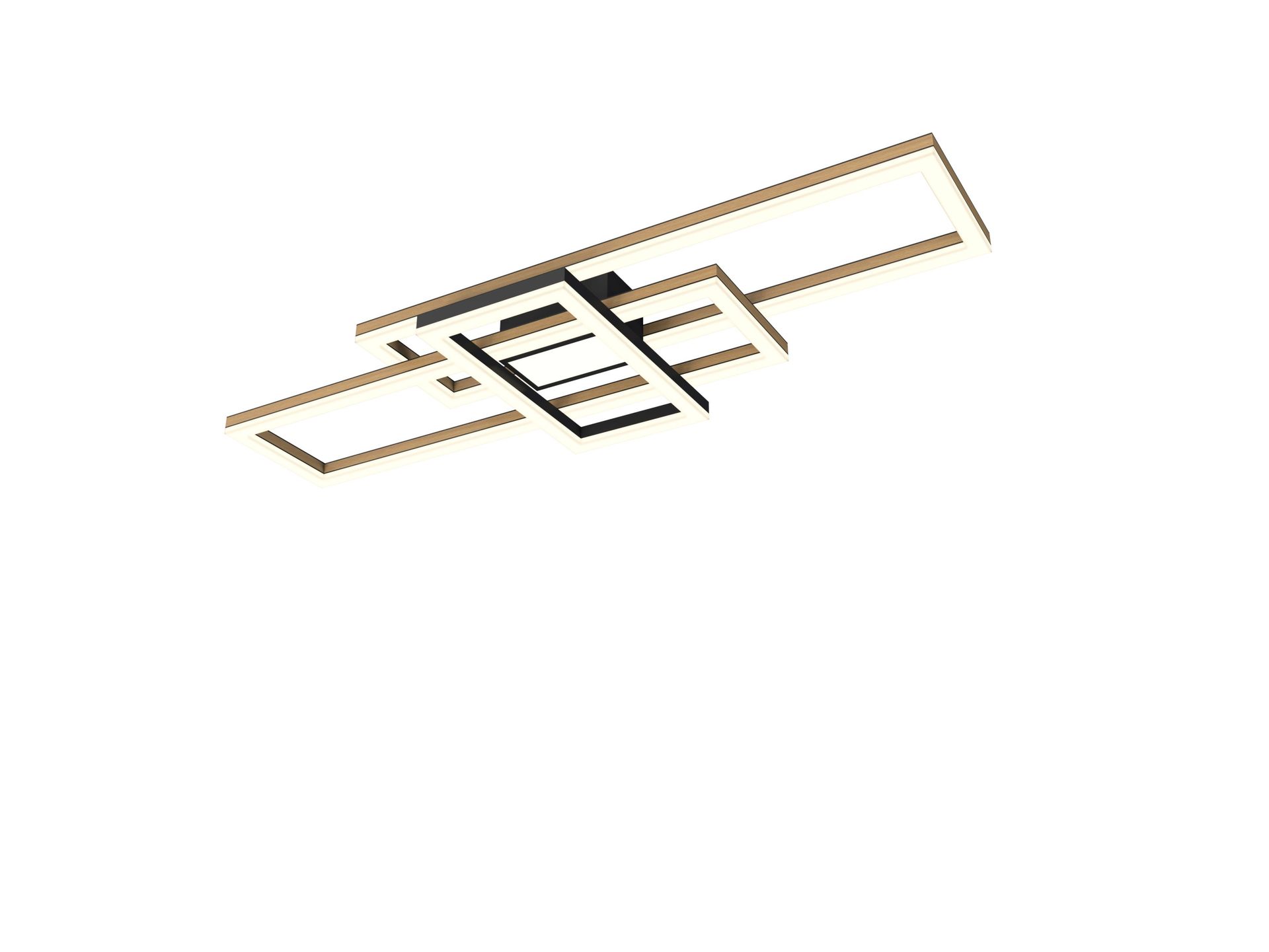 Geometryczny plafon LED w stylu rustykalnym WF 9022-306 z serii MATERA