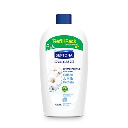 Septona Mydło w płynie Cotton & Milk Protein, 750 ml