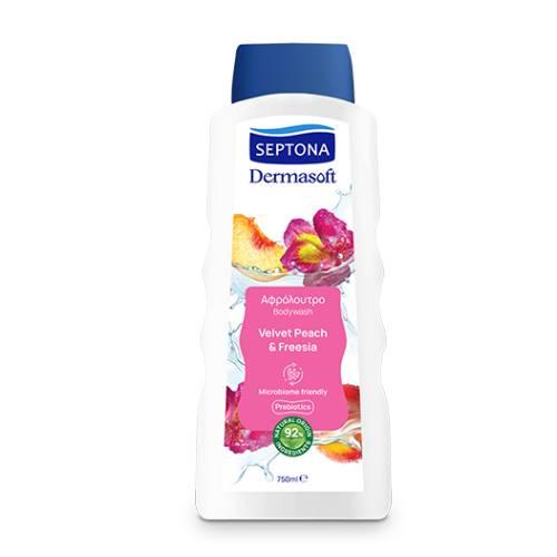 Septona Żel pod prysznic Velvet Peach & Freesia, 750 ml
