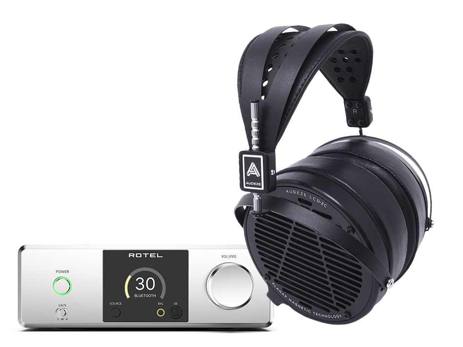 Rotel DX-3 (srebrny) + LCD-2 Classic (czarny)