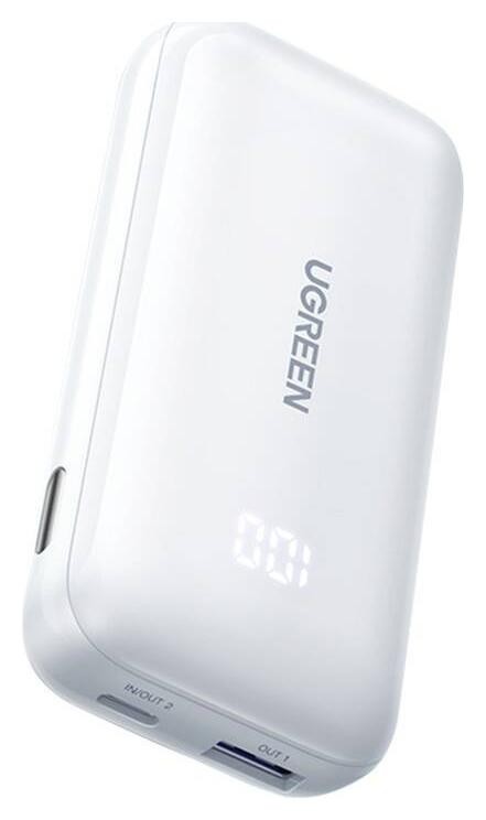 Ugreen Nexode PB501 10000mAh USB + USB-C 30W PD biały