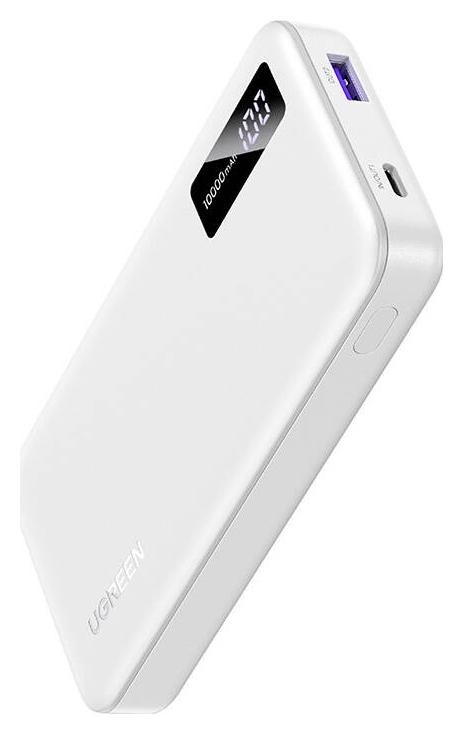 Ugreen PB311 10000mAh USB + USB-C 20W PD biały