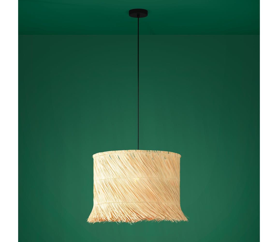 Eglo 390238 - Żyrandol na lince PAISANO 1xE27/40W/230V brązowy