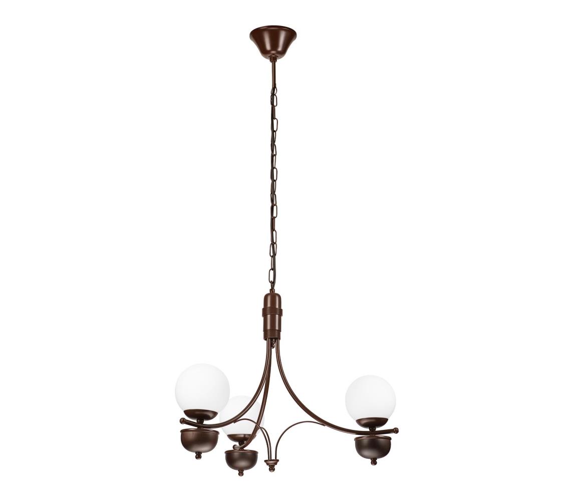 Brilagi - Żyrandol na łańcuchu COTTAGE 3xG9/40W/230V dąb/biały