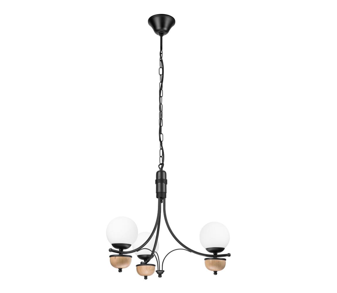 Brilagi - Żyrandol na łańcuchu COTTAGE 3xG9/40W/230V buk/biały