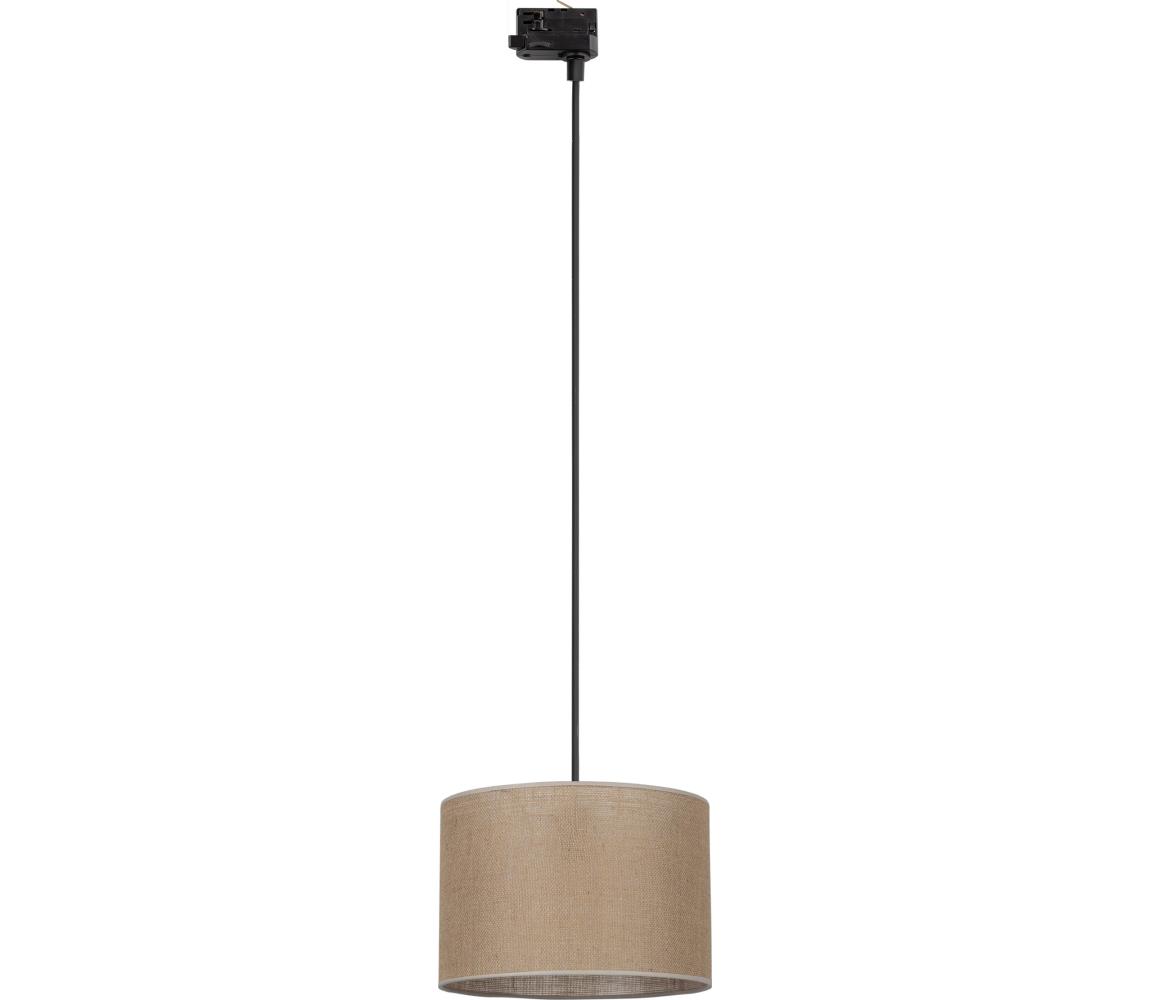 Żyrandol na lince do 3-faz. syst. szynowego TRACER 1xE27/15W/230V śr. 30 cm czarny/brązowy