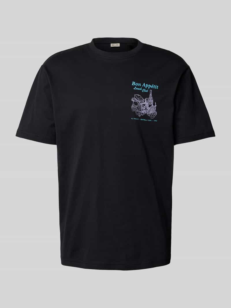 T-shirt o kroju oversized z nadrukiem z logo