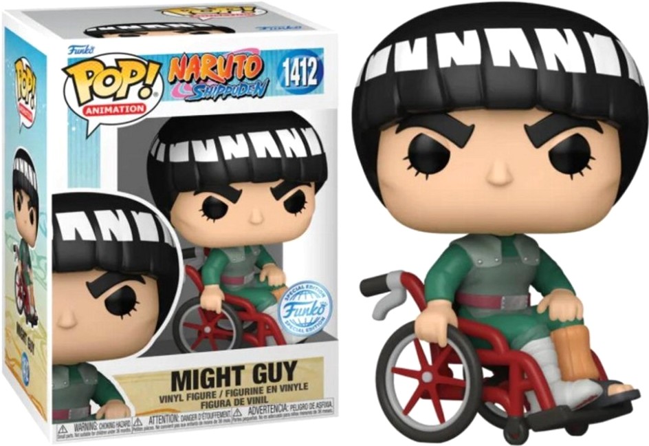Zdjęcia - Figurka / zabawka transformująca Funko POP! Anime, figurka kolekcjonerska, Naruto, Might Guy, 1412 