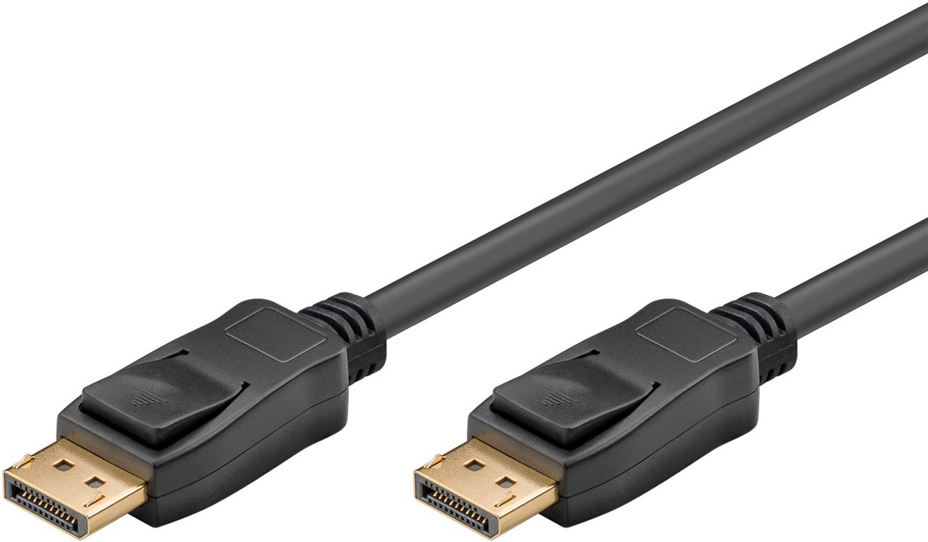 Goobay 64798 kabel DisplayPort 2 m Czarny