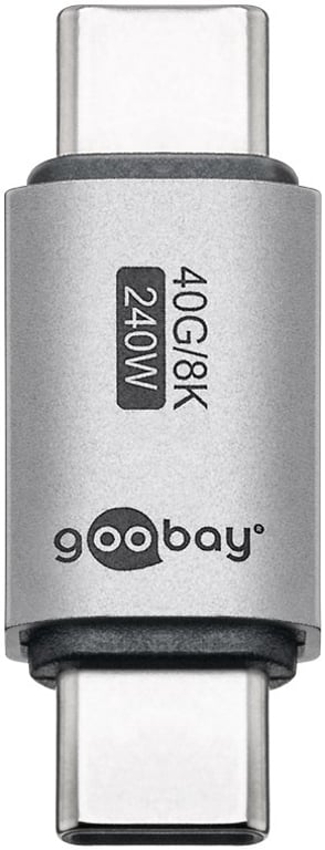 Goobay 74448 zmieniacz płci / kabli USB-C Srebrny