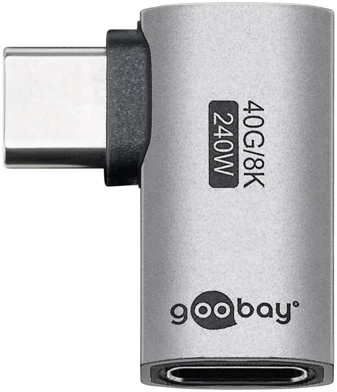 Goobay 74441 zmieniacz płci / kabli USB-C Srebrny