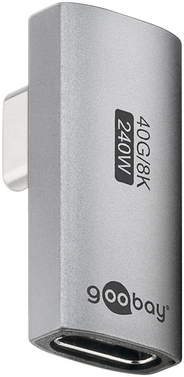 Goobay 74443 zmieniacz płci / kabli USB-C Srebrny