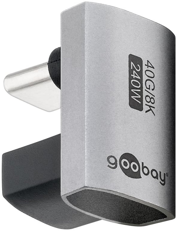Goobay 74445 zmieniacz płci / kabli USB-C Srebrny