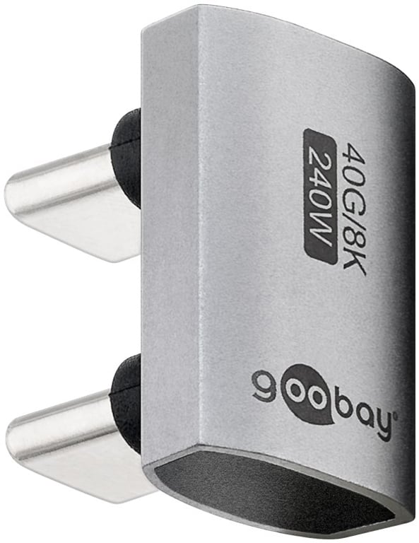 Goobay 74446 zmieniacz płci / kabli USB-C Srebrny