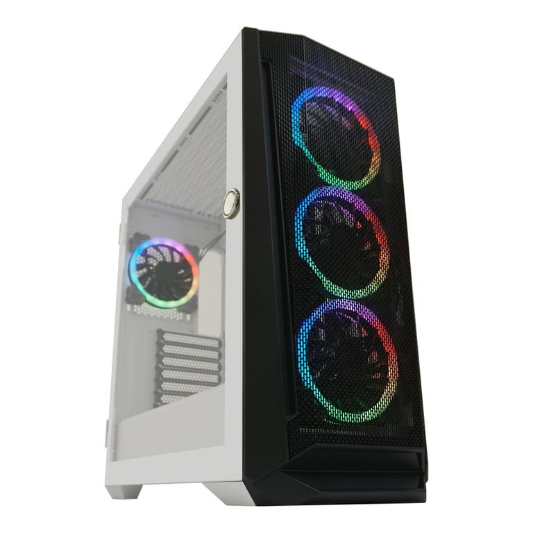 LC-Power Holo-1_X Midi Tower Biały