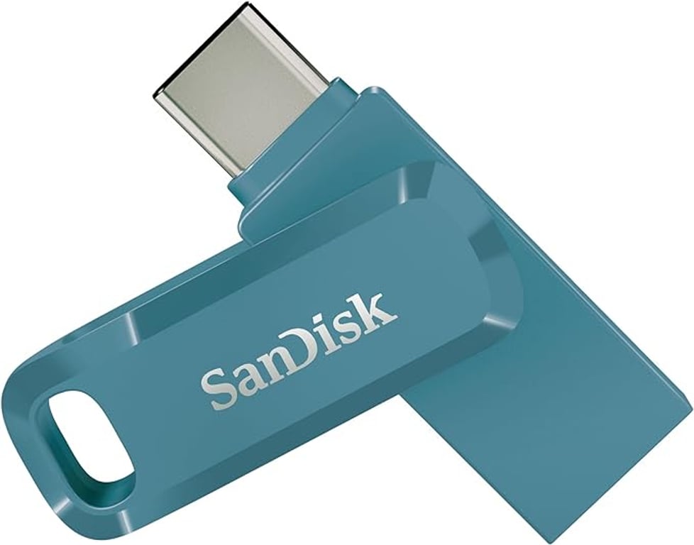 SanDisk Ultra Dual Drive Go USB 128GB USB Type-A / USB Type-C 3.2 Gen 1 (3.1 Gen 1) Niebieski SDDDC3-128G-G46NBB