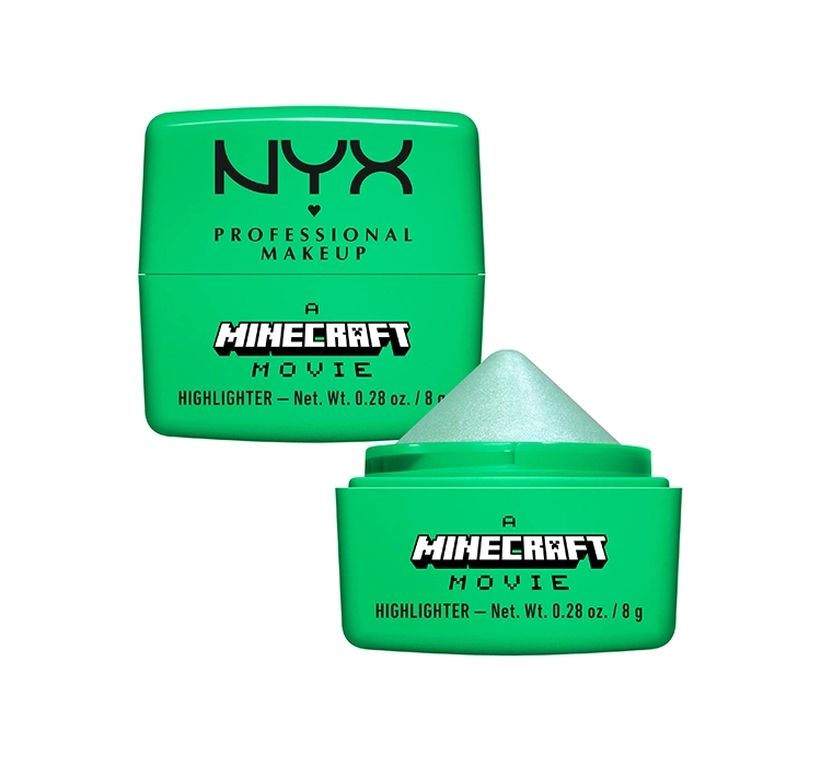 NYX Professional Makeup A Minecraft Movie kremowy rozświetlacz do twarzy 01 Blow Your Mine 8g