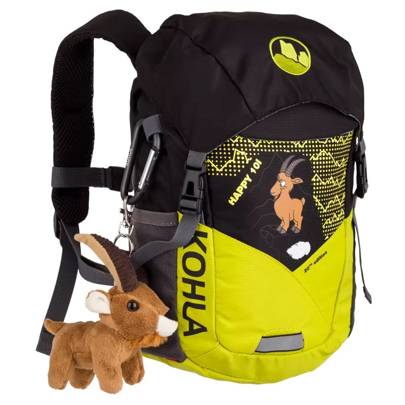 Plecak dziecięcy Kohla Happy 10l Kolor: czarny/żółty