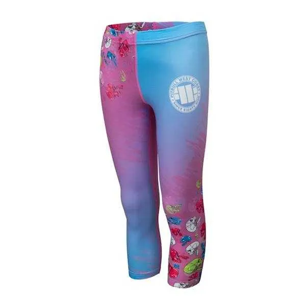 Leginsy sportowe dziecięce PITBULL Candy Skull  104 (4 Lata)