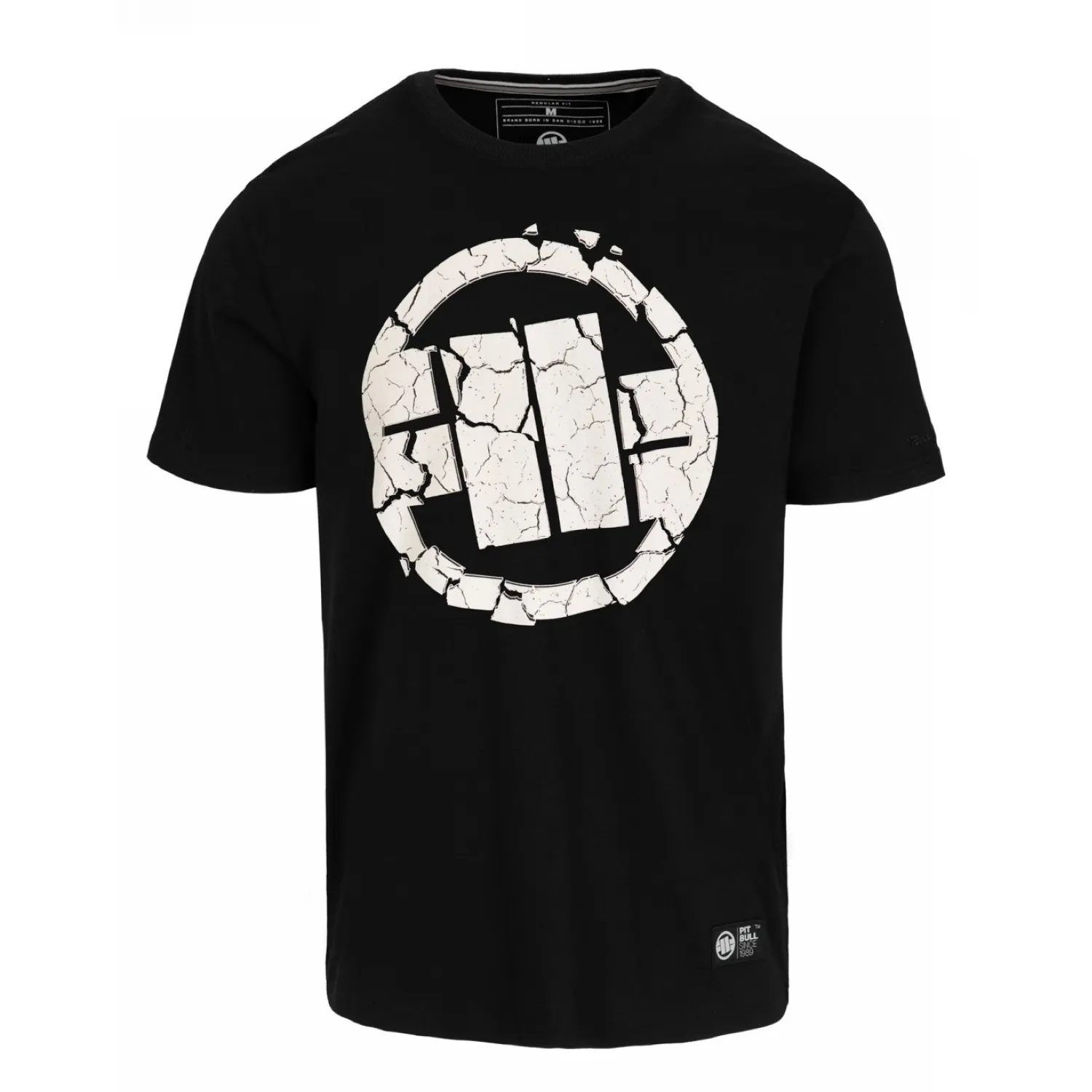 PITBULL Heavy Weight 210 Garment Washed Scratch '25 - Czarna  M