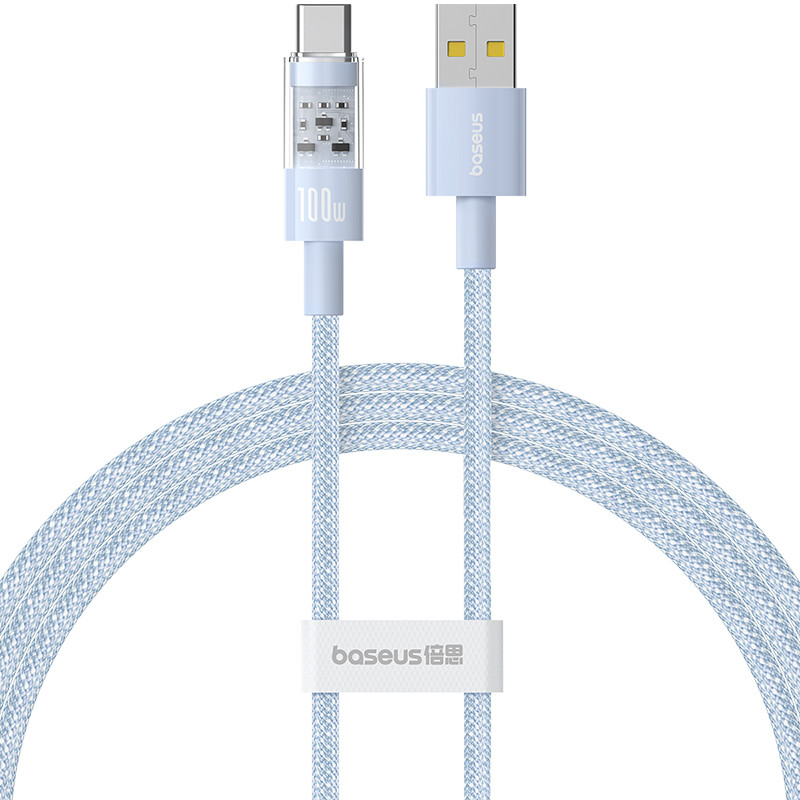 Kabel Baseus Gem USB-USB C 100W 1m (niebieski)