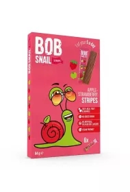 Bob Snail Przekąska jabłko-truskawka 84 g