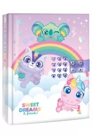 Pamiętnik na kod z efektami dźwiękowymi Sweet Dreams KL11680 Kids Euroswan