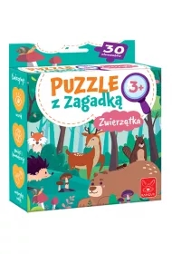 Puzzle z Zagadką. Zwierzątka 3+