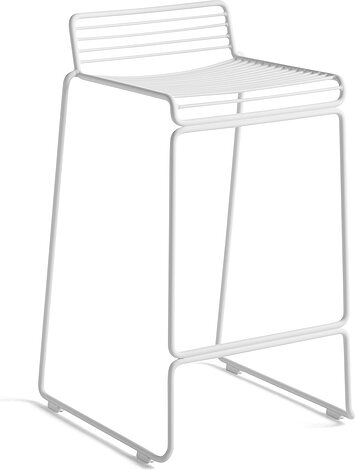 HAY Stołek barowy Hee 65 cm biały