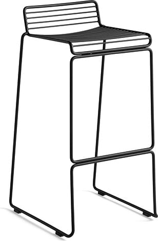 HAY Stołek barowy Hee 75 cm czarny