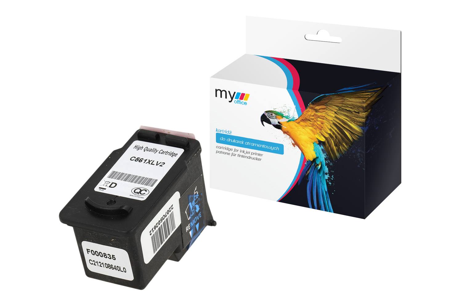 Tusz CL-561 CMY XL (3730C001) do Canon certyfikowany zamiennik marki My Office z dożywotnią gwarancją
