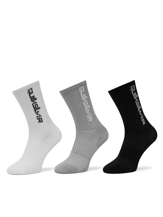 Quiksilver Skarpety AS_QUIKSILVER_100W_SS25 (3-PACK) Biały