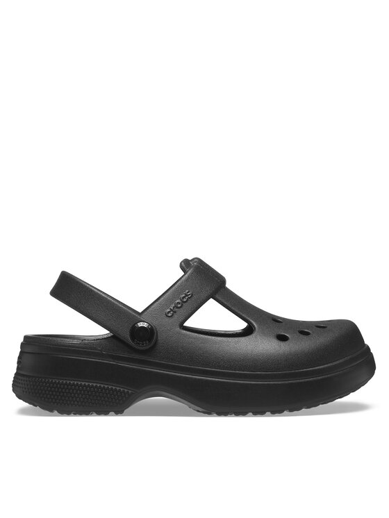 Crocs Sandały Classic Mary Jane Clog K 210615 Czarny