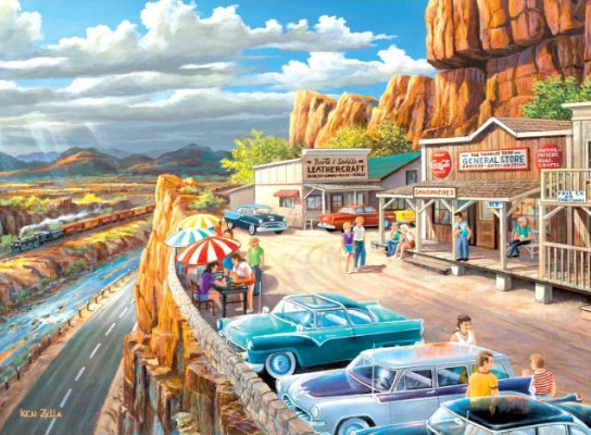 Puzzle 35 el. Podróż samochodem, relish.