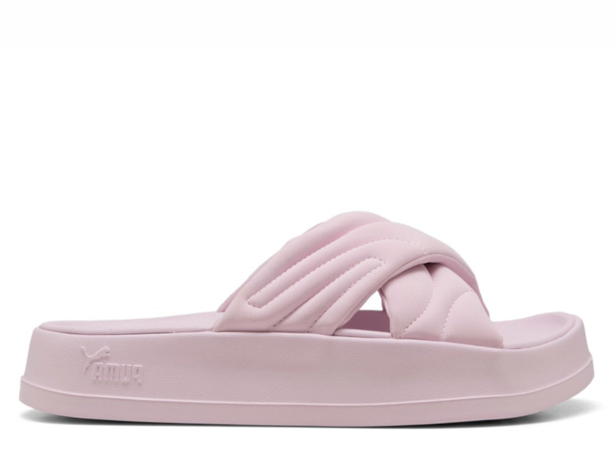 Klapki damskie Puma 40034005 buty Leadcat Platform Rose Mauve-PUMA Wh Różowe