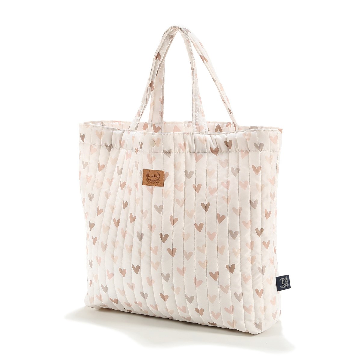 La Millou - Torba Shopper Bag Ortalion - HEARTBEAT BEIGE