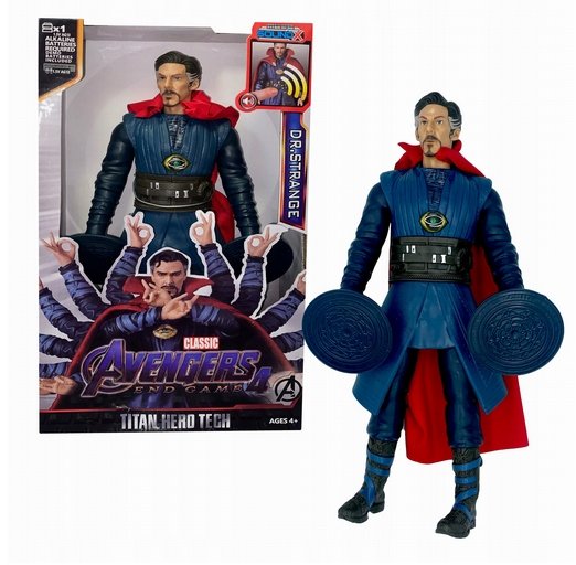 Dr. Strange Avengers Duża Figurka Interaktywna LED Dźwięk Ruchoma 30 Cm