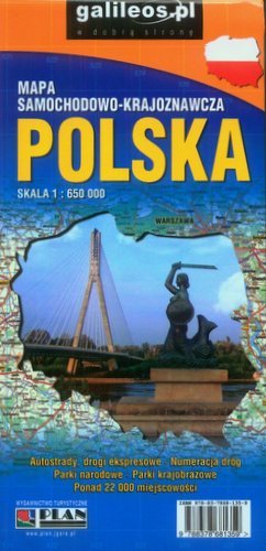Polska. Mapa 1:650 000