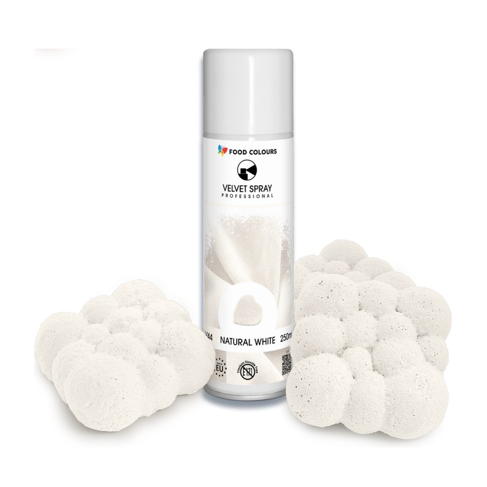 Food Colours Velvet Spray Natural White 250ml