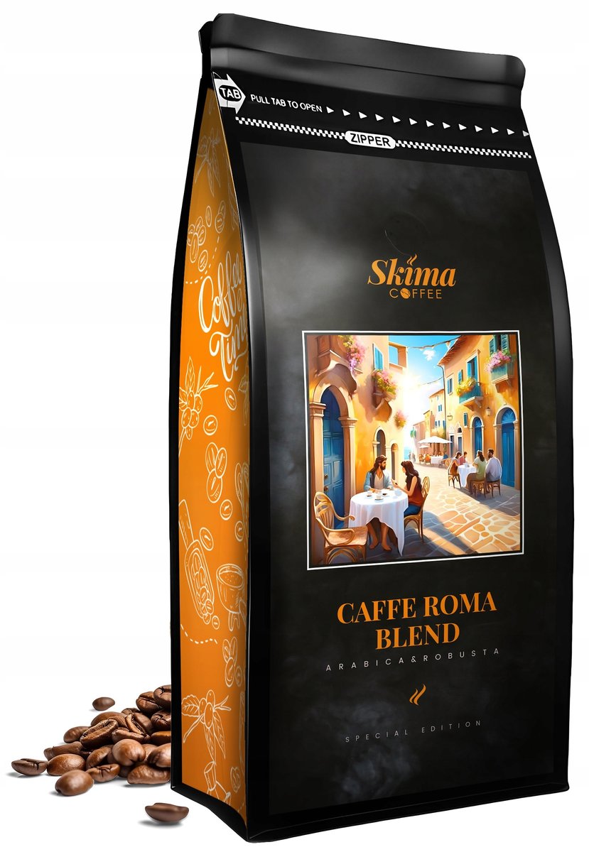 Kawa ziarnista 1kg CAFFE ROMA BLEND (SPECIAL EDITION) do ekspresu