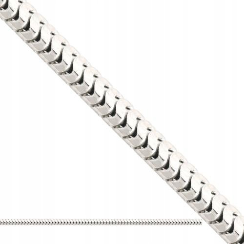 Łańcuszek z białego złota 585 4.2 g 45 cm Rodium