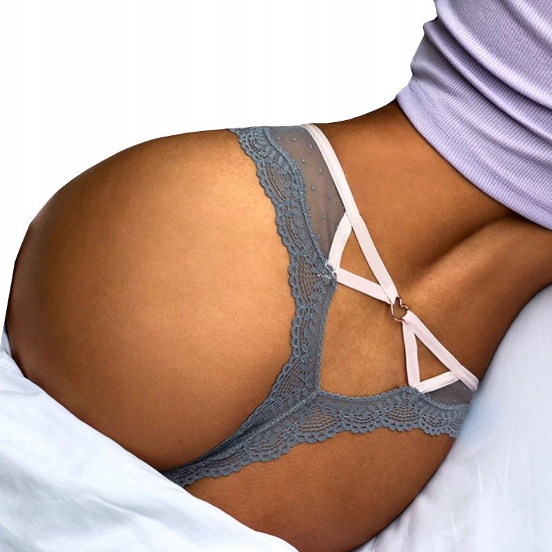 KORONKOWE STRINGI KOBIECE SEKSOWNE MAJTKI DAMSKIE SEXY KORONKA SERCE KOLORY