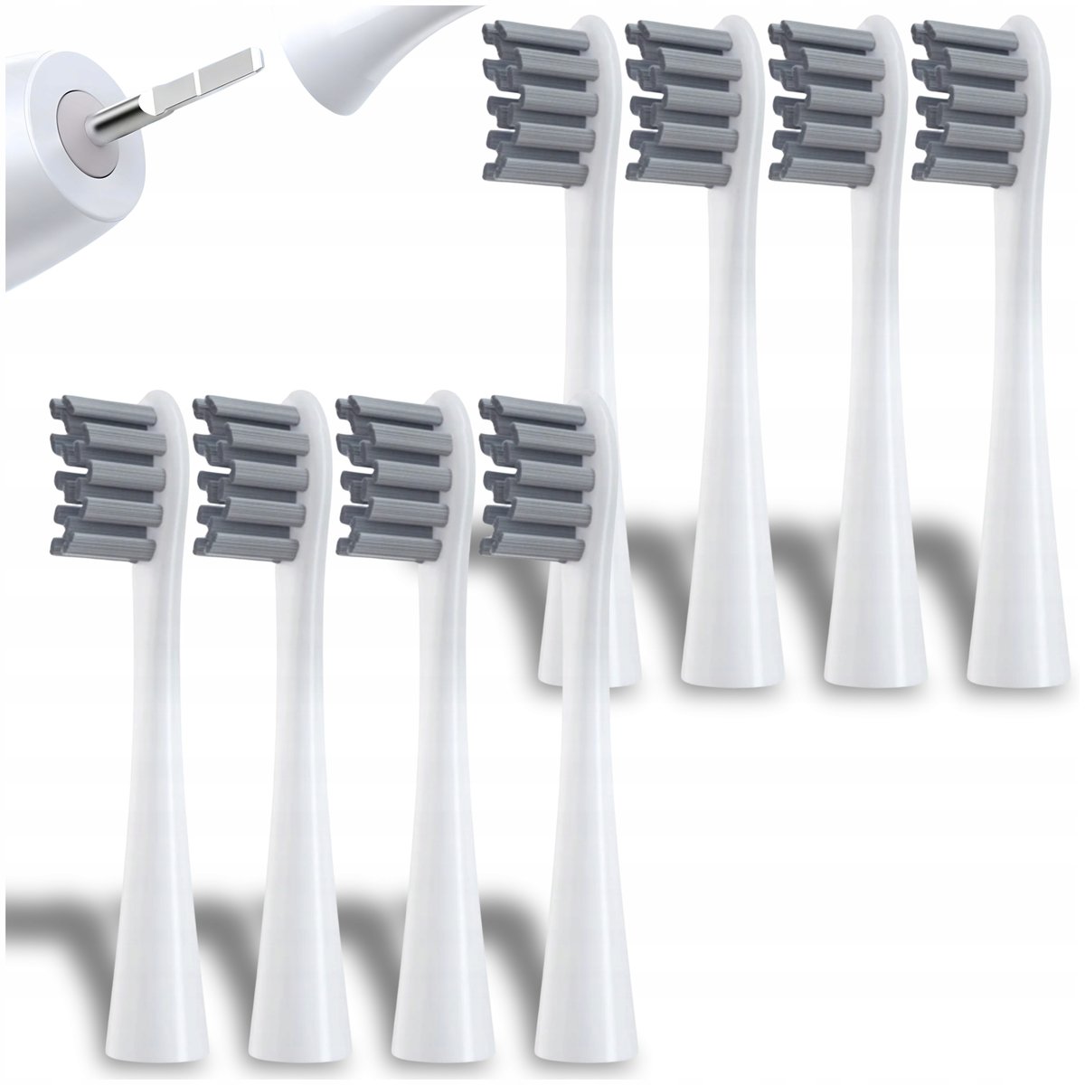 8x KOŃCÓWKI DO SZCZOTECZKI OCLEAN X PRO ELITE FLOW W10 Z1 F1 ONE AIR Xiaomi