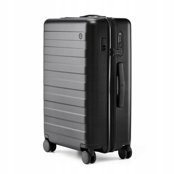 Walizka kabinowa NINETYGO Rhine PRO Plus 56,5cm czarna zamek TSA port USB