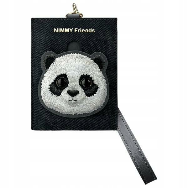 Nimmy portfel na karty czarny/black Big Eyed Pet 2.0 Cat
