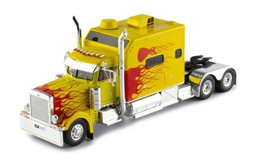 Ixo Models Peterbilt 379 Custom 2002 Yellow And Re 1:43 Tr193