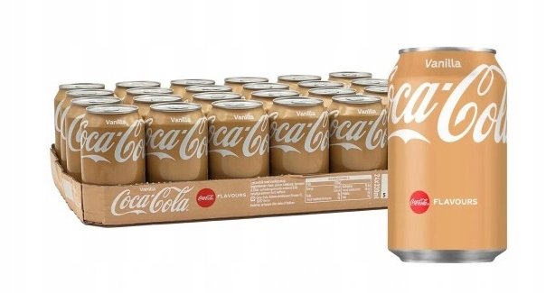 Napój Coca Cola Vanilia 330 ml puszka x 24 sztuki zgrzewka